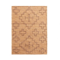 Ковер Из джута с плетеным эффектом Facet 160 x 230 см бежевый AM.PM  фото, kupilegko.ru